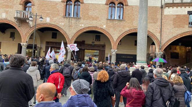 Manifestazione No Vax a Ravenna