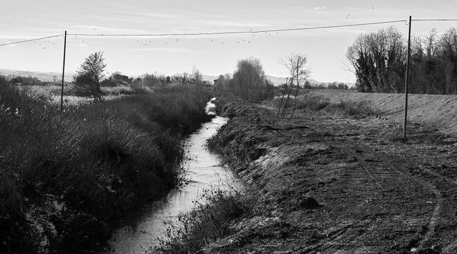 Il fiume Senio in una Foto di Michele Buda