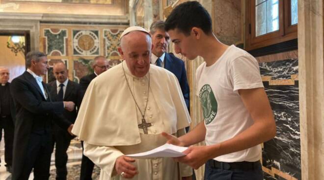 Fridays For Future Forlì e Papa Francesco 