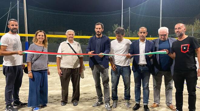 inaugurazione campo beach volley