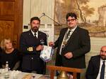 Il Capitano di Vascello, Gianfranco Bacchi, con il Presidente della RT Faenza, Riccardo Ligresti