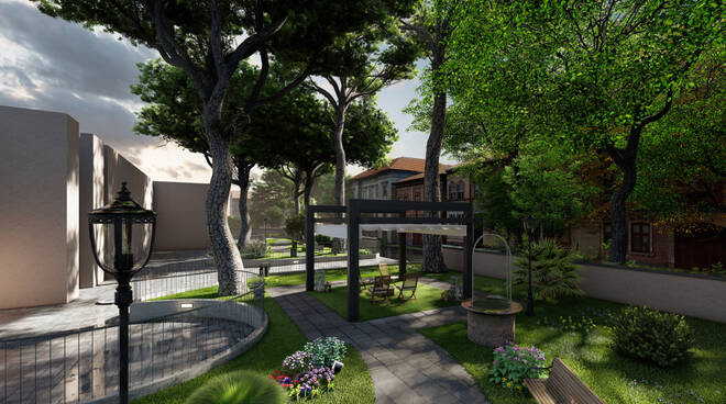 Progetto area verde Casa Residenza Tarlazzi-Zarabbini di Cotignola