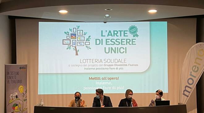 A Faenza prende il via la lotteria solidale “L’arte di essere unici”