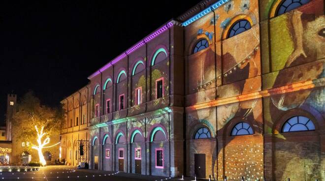 Fellini Museum Rimini - Video Mapping Piazza Malatesta, Teatro Galli