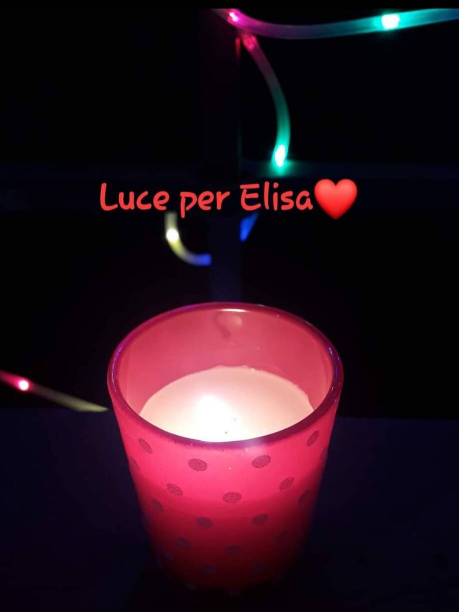 Luci e cuori per Elisa a 2 anni dalla sua morte