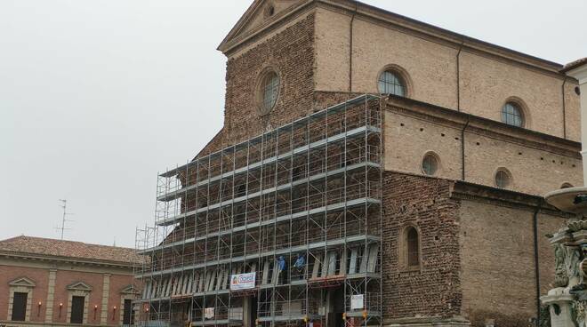 cattedrale di Faenza - lavori di manutenzione 2022