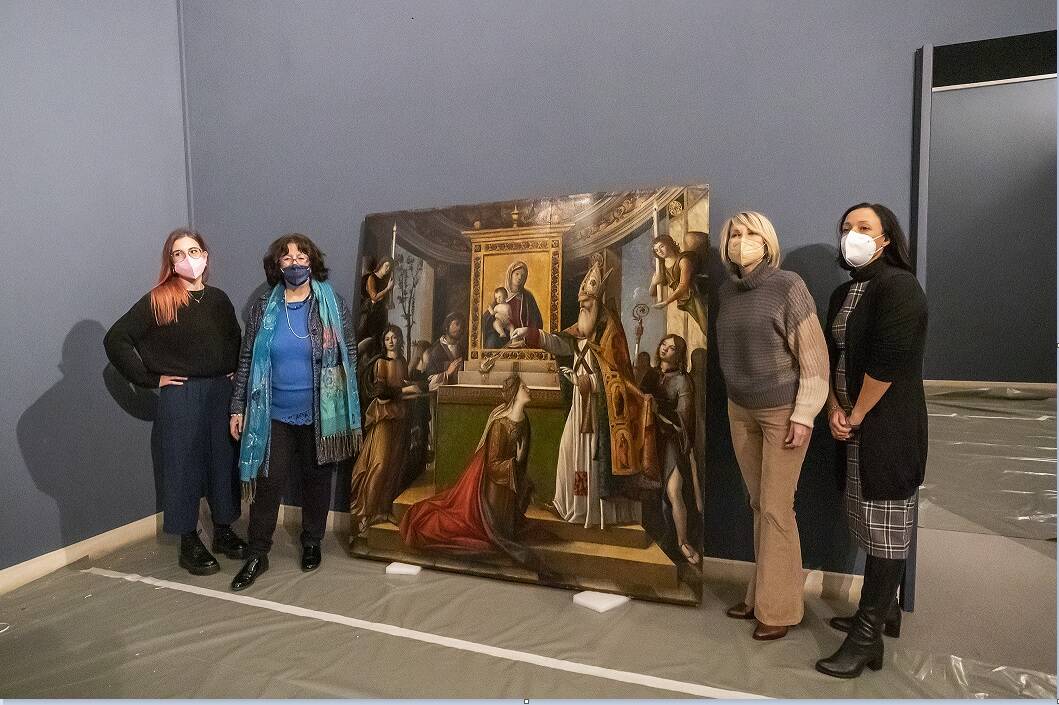 torna a Ravenna il dipinto di Nicolò Rondinelli “San Giovanni Evangelista appare a Galla Placidia”