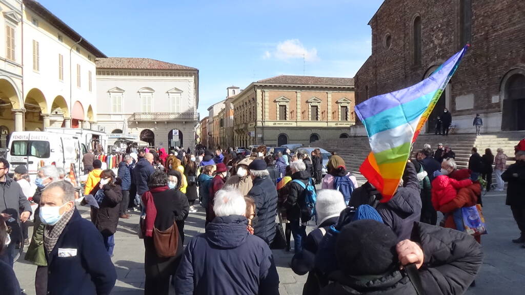 Demonstration für den Frieden in der Ukraine in Faenza