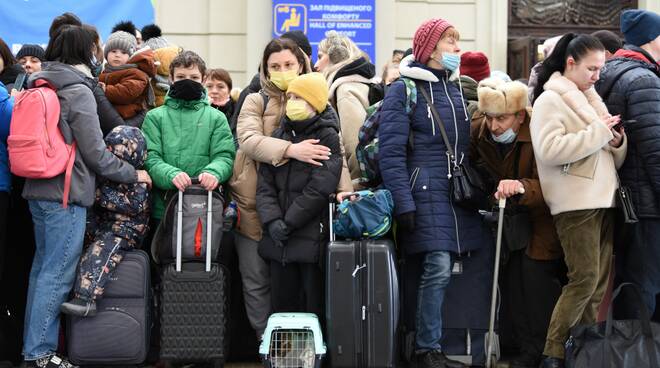 profughi ucraini 26 febbraio 2022