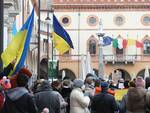 ucraini in piazza del popolo contro l'invasione russa