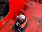 Guardia costiera - controlli su nave da carico - Nucleo di Port State Control della Capitaneria di porto di Ravenna