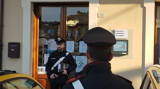 Novafeltria: coppia di anziani positivi, i carabinieri gli consegnano farmaci a domicilio