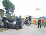 Incidente stradale Via Emilia - Via Basiago 30 maggio 2022