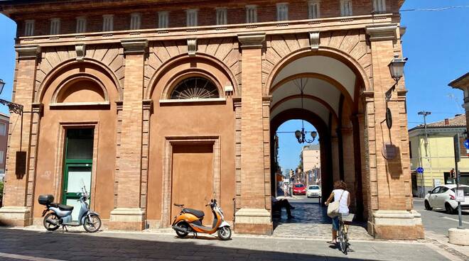 Cesena. Barriera Cavour,fabbricato di Ponente