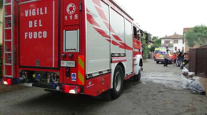 incendio via zama Faenza 22 giugno 2022