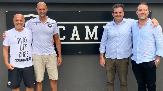 Luigi Garelli (allenatore), Rodolfo Rombaldoni (Team Manager), Andrea Baccarini (General Manager), Filippo Raggi (Presidente)