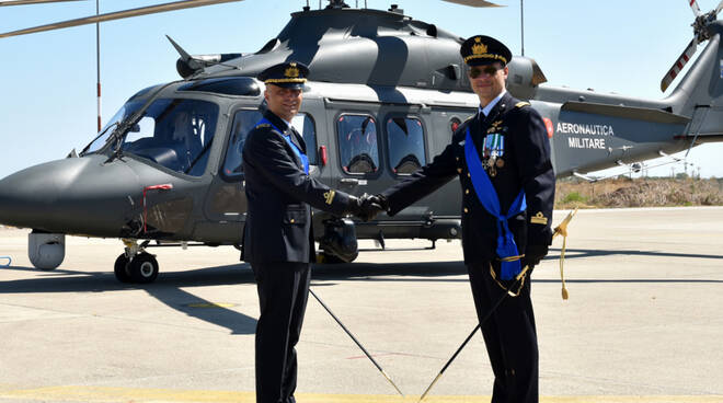 15° Stormo Cervia: cambio al comando dell’83° Gruppo Combat S.A.R., arriva il Maggiore Pilota Francesco Di Leva