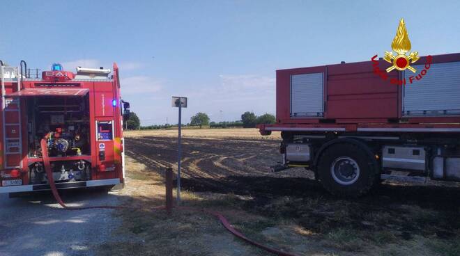 Ancora un incendio nel forlivese: bruciati due ettari di vegetazione 