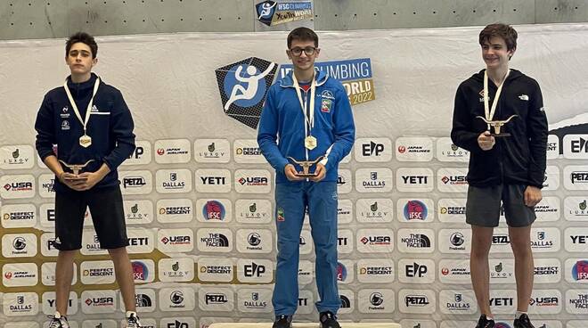 Marco Rontini, Sprinter für Carhidio Strochi aus Faenza, U18-Weltmeister bei der Jugendweltmeisterschaft in Dallas