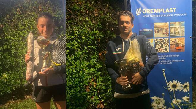 Luca Degiovanni e Anna Trevisan sono i vincitori del trofeo “Oremplast” sui campi del Circolo Tennis Massa Lombarda