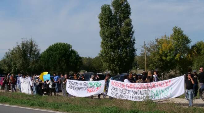 manifestazione in difesa dei daini di classe - 2 ottobre 2022