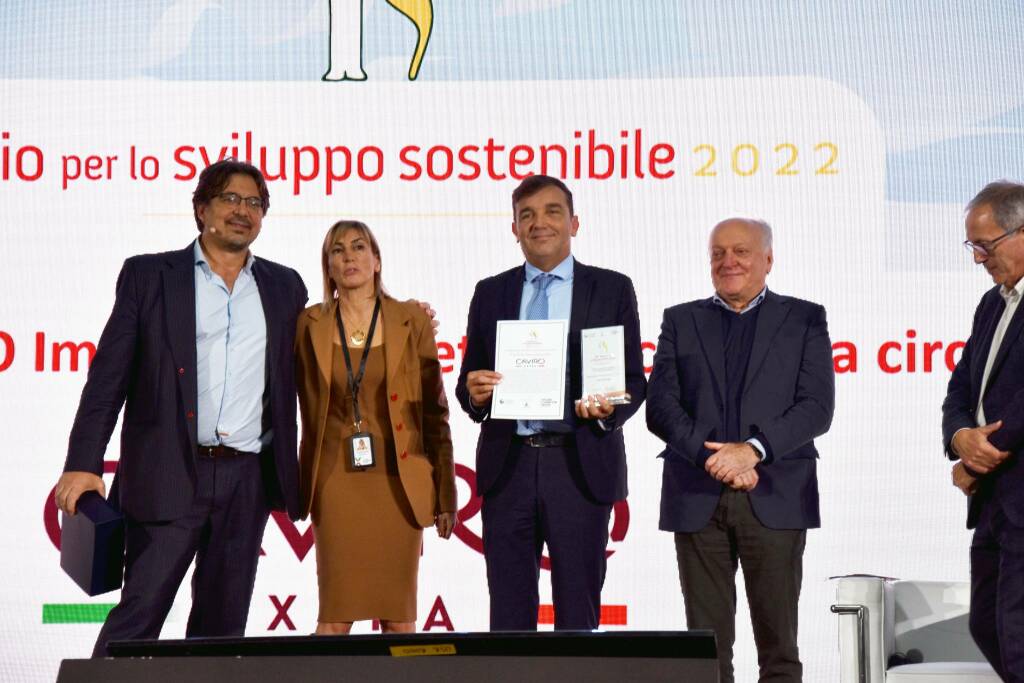 Caviro Extra riceve il Premio per lo Sviluppo Sostenibile a Ecomondo