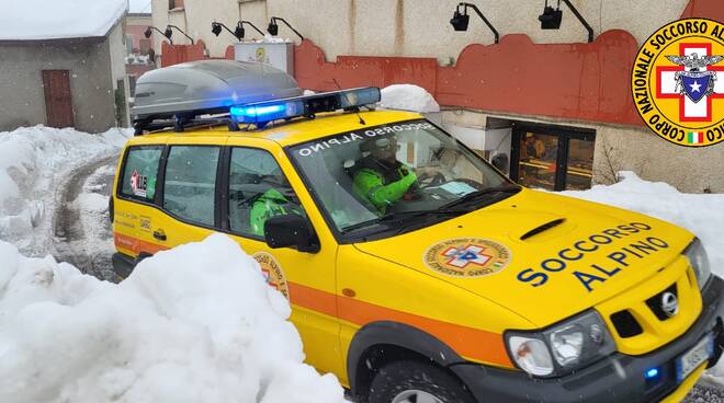 soccorso alpino - ricerche 26 gennaio 2023 