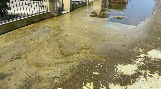 Conselice 27 maggio 2023: a 10 giorni dall'alluvione ancora larga parte del paese è allagata