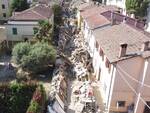Lavori in corso a Faenza per ripulire la città dopo l'alluvione. 23/05/2023
