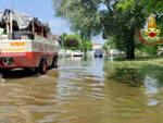 vigili del fuoco interventi a lugo e conselice 21-05-2023 alluvione