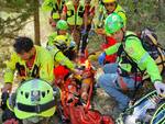 Premilcuore, biker cade sul sentiero nel bosco: 59enne di Cesenatico salvato dal Soccorso Alpino