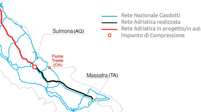 gasdotto linea adriatica