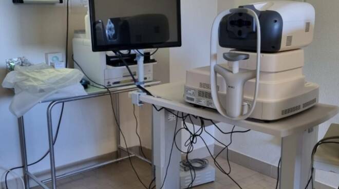 Tomografo a coerenza ottica all’ Oculistica dell'Ospedale di Forlì