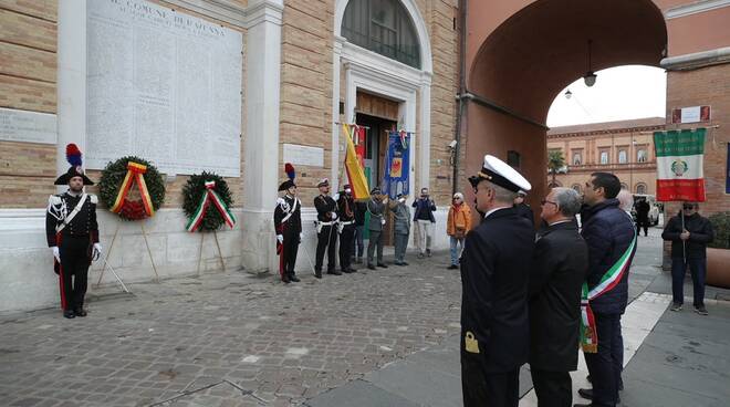 25 Aprile 2024, Festa della Liberazione. Cerimonia in Piazza del Popolo a Ravenna