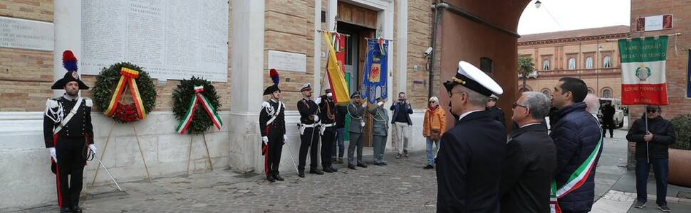 25 Aprile 2024, Festa della Liberazione. Cerimonia in Piazza del Popolo a Ravenna