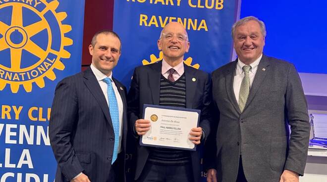Il Rotary Club Ravenna conferisce il PHF al Sovrintendente Antonio De Rosa