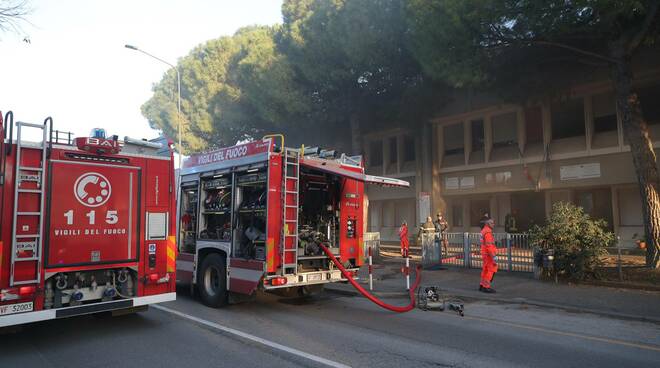 Incendio alla Scuola Don Minzoni di Ravenna