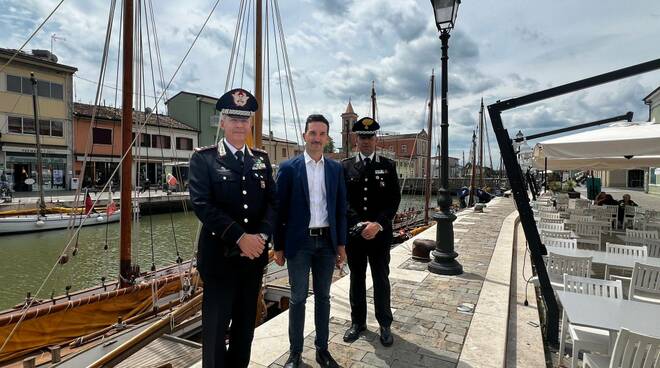 Il sindaco di Cesenatico ha ricevuto la visita del Comandante della Legione Carabinieri "Emilia-Romagna" Massimo Zuccher