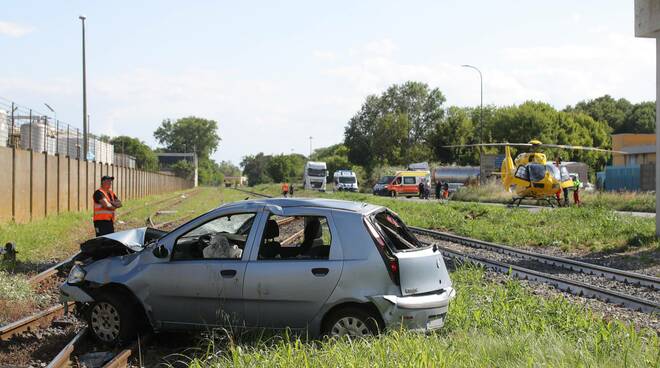 incidente stradale via baiona - 24 maggio 